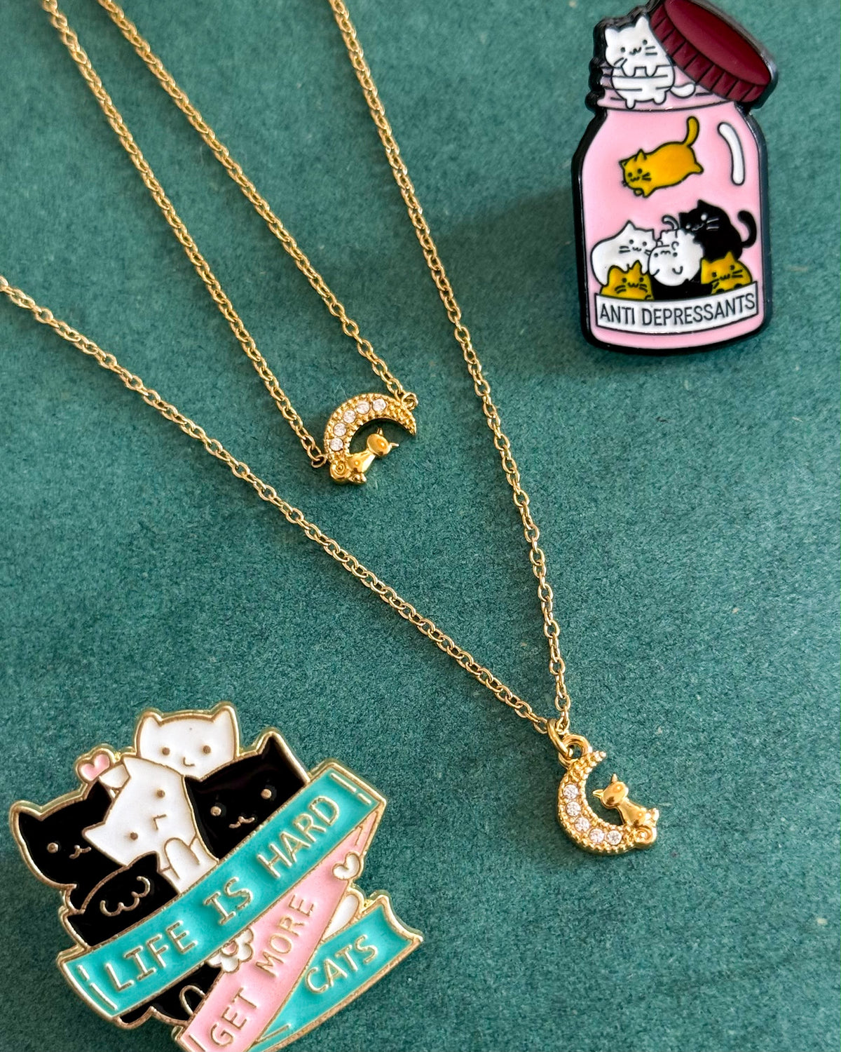 Colar | Cat in the moon