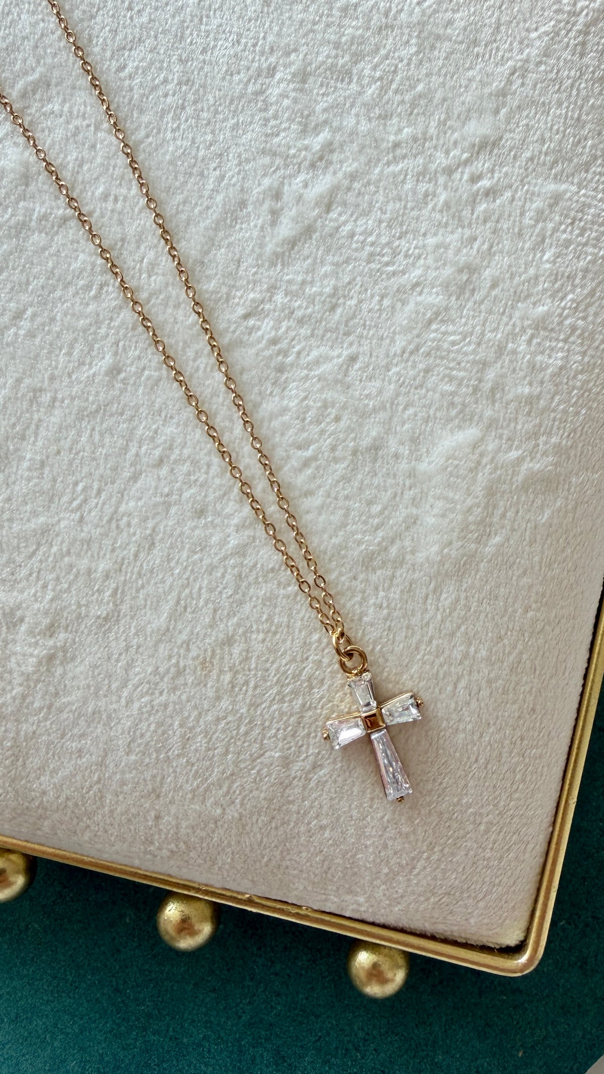 Colar | Cruz Cristal