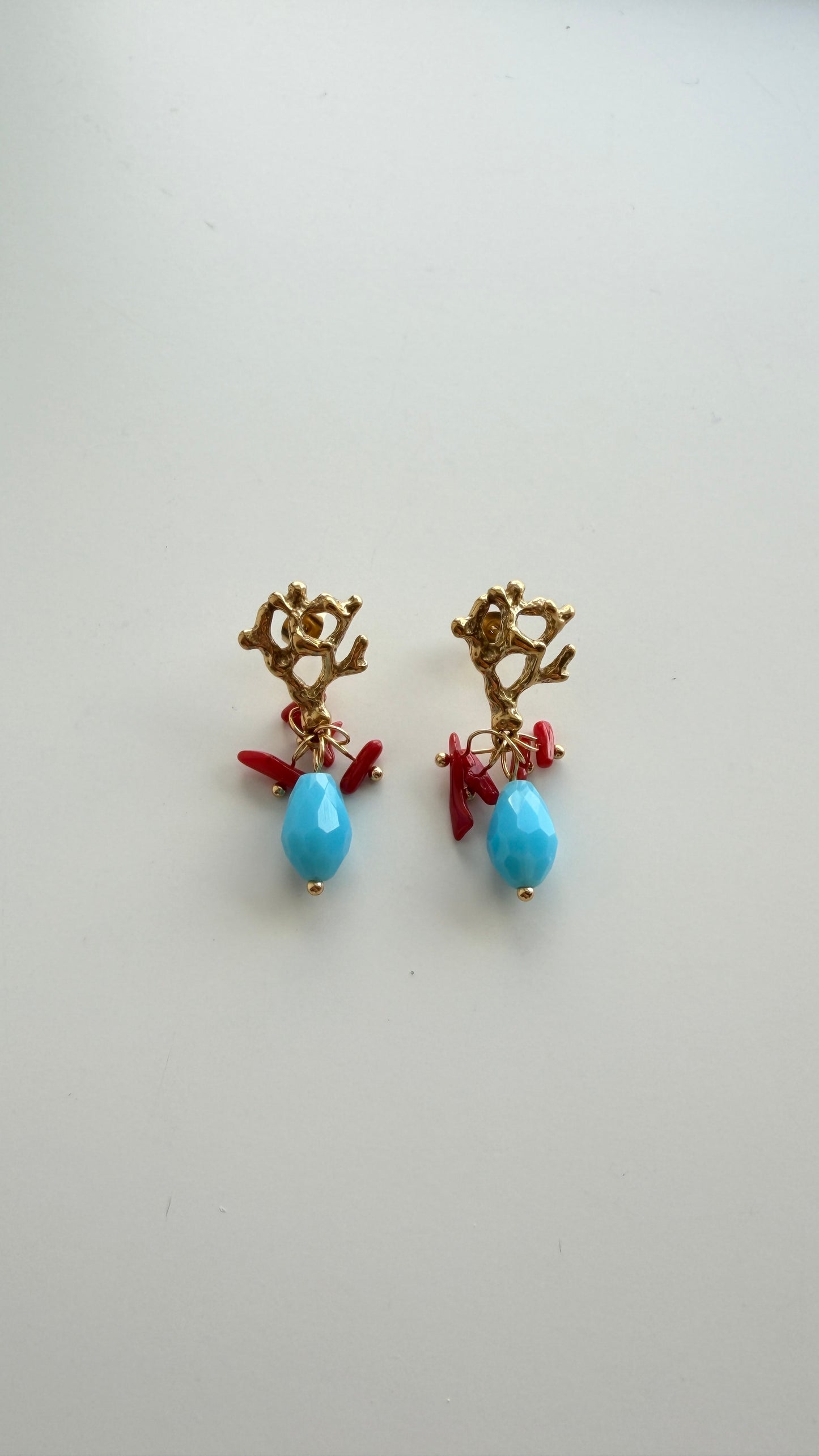 Brincos | Coral