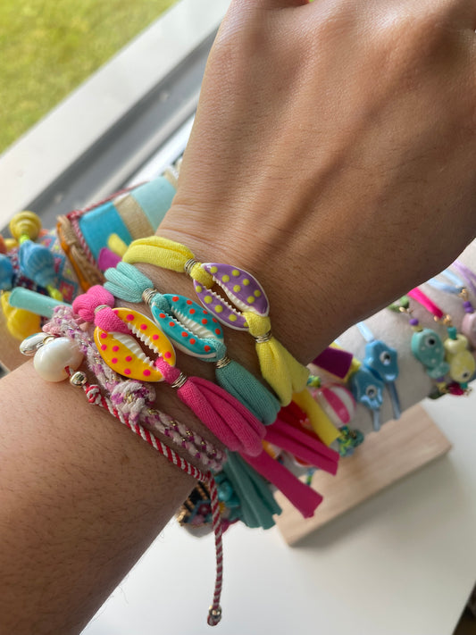 Pulseira | Búzio Colorido