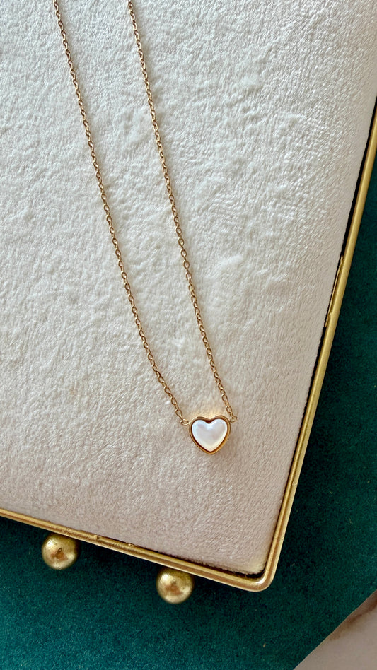 Colar | Coração Perolado