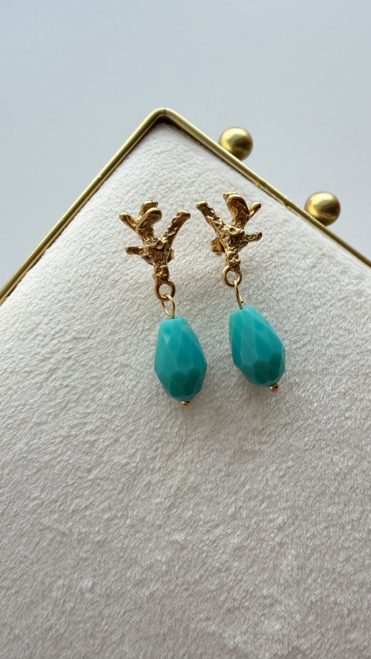 Brincos | Coral